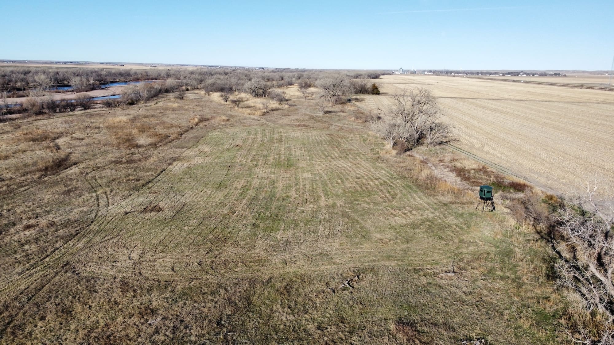A wide swath of recreational land