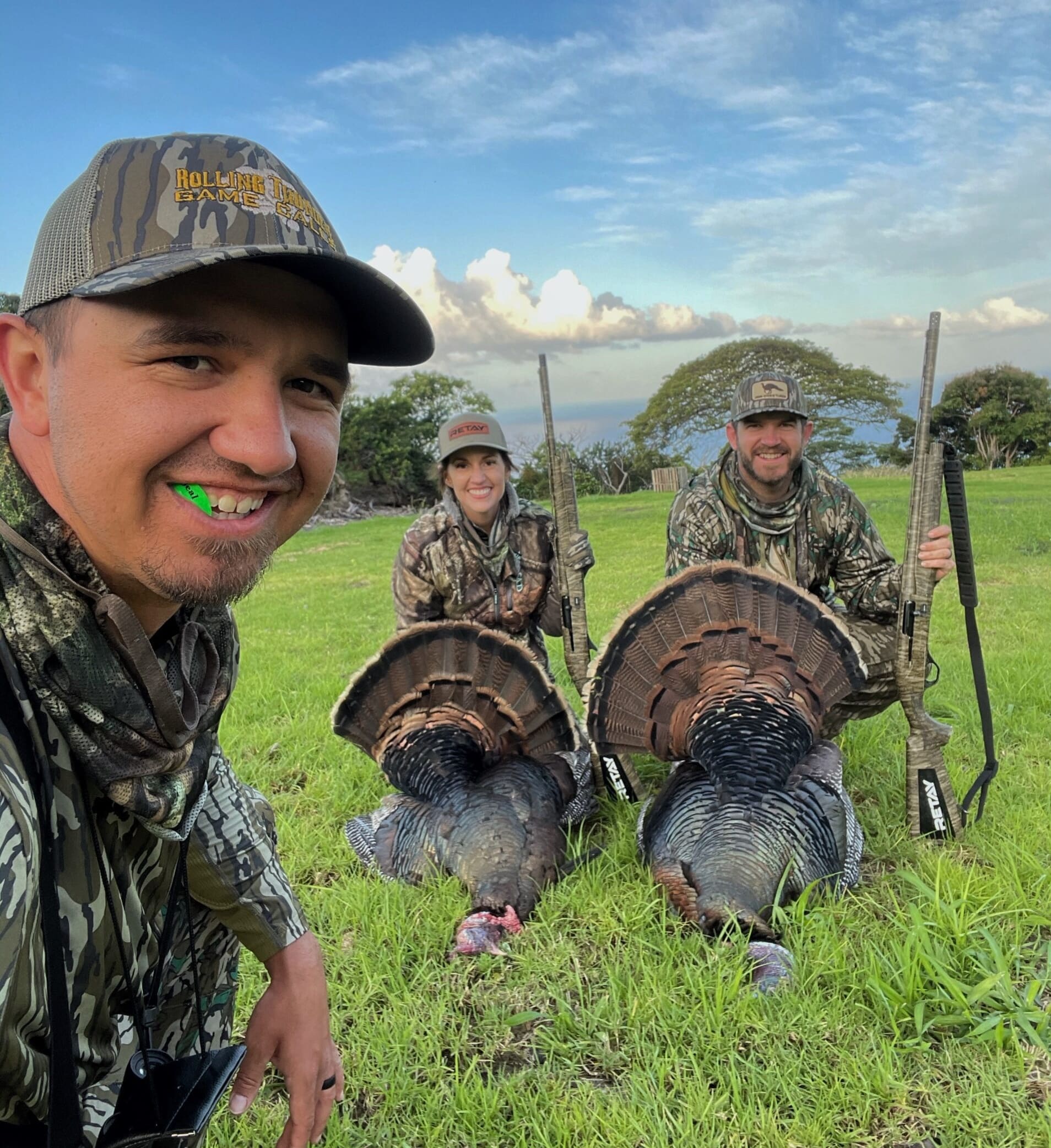 brandon pendergrass leading guided turkey hunt