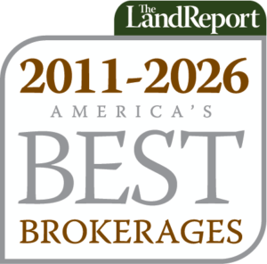 image with the Land Report logo that has 2011 - 2026 on it and text that reads America's Best Brokerages